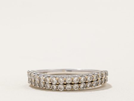 Twin Semi Eternity Diamond Bands | 1.00ctw | SZ 8 | Sale