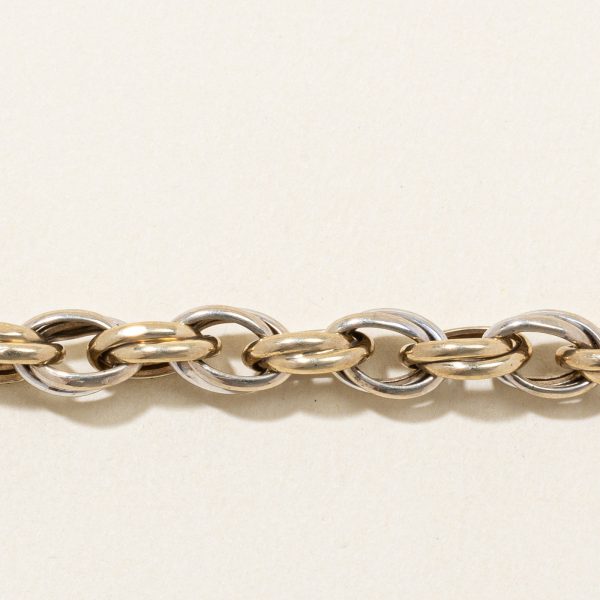 10k Two Tone Gold Bracelet | 7.5  | For Cheap