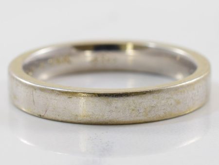 White Gold Wedding Band | SZ 4.75 | For Discount