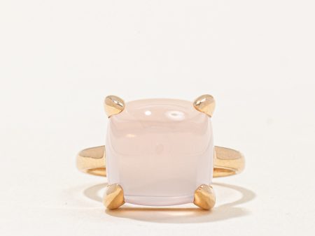 Tiffany & Co  Paloma Picasso Sugar Stacks Collection Rose Quartz Ring | 8.50ct | SZ 6 | Online Sale