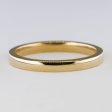 100 Ways  10k Yellow Gold Dainty Band | 2mm For Sale