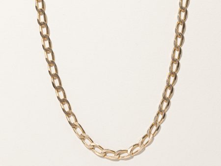 Yellow Gold Curb Link Chain | 20 | For Cheap