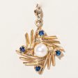 Pearl & Sapphire Pendant | 0.14ctw | Fashion