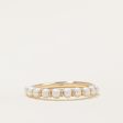 100 Ways  Freshwater Pearl Semi Eternity Ring | SZ 6.75 | Hot on Sale