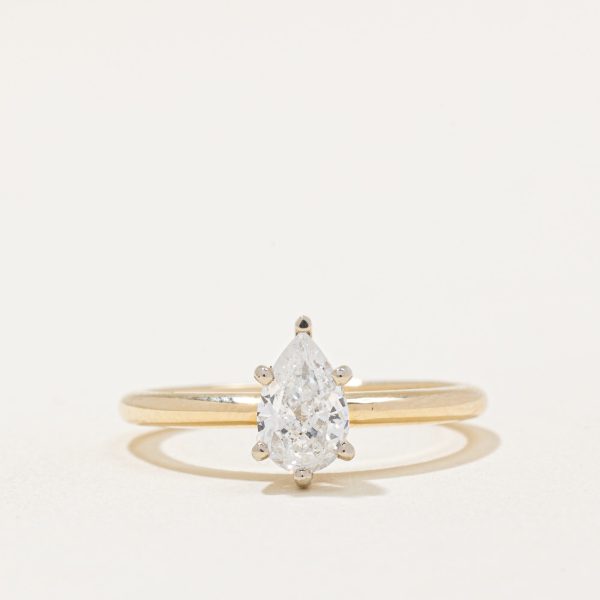 100 Ways  Pear Diamond Engagement Ring | 0.70ct | SZ 6.75 | Online Sale