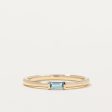 100 Ways  Swiss Blue Topaz Ring | 0.12ct | SZ 6.75 | Hot on Sale