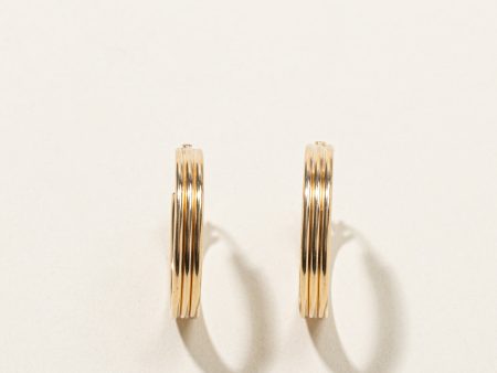 Yellow Gold Hoops For Discount