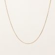 10k Yellow Gold Box Link Chain | 24  | Fashion