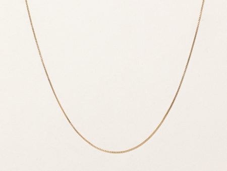 10k Yellow Gold Box Link Chain | 24  | Fashion