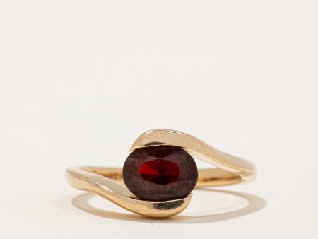 Tension Set Garnet Ring | 1.50ct | SZ 7.25 | Online