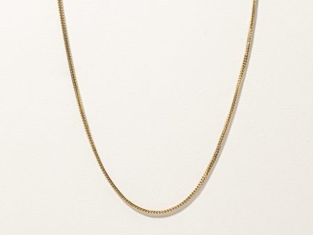 Yellow Gold Wheat Chain | 22 | For Discount