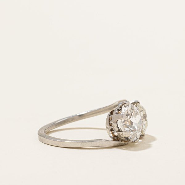 Vintage Diamond Toi Et Moi Ring | 3.20ctw | SZ 6.75 | For Cheap