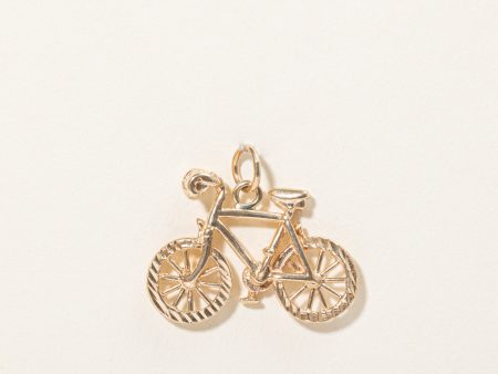 10k Yellow Gold Bicycle Charm Online Hot Sale