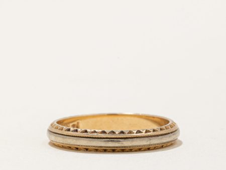 14k Two Tone Gold Ring | SZ 6.5 | Fashion