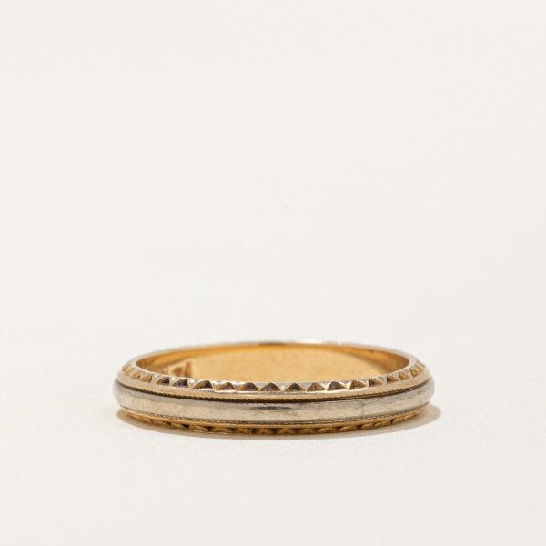 14k Two Tone Gold Ring | SZ 6.5 | Fashion