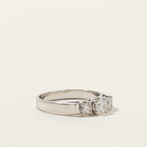 Three Stone Diamond Ring | 1.02ctw | SZ 9.75 | Supply