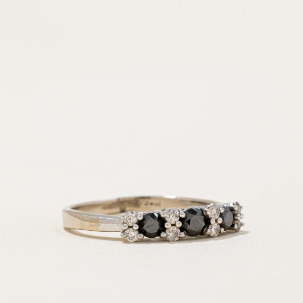 Black & White Diamond Ring | 0.30ctw, 0.15ctw | SZ 6 | Sale