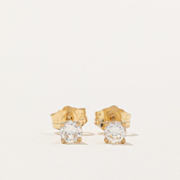 100 Ways  14k Diamond Stud Earrings | 0.32ctw VS1 G | Hot on Sale