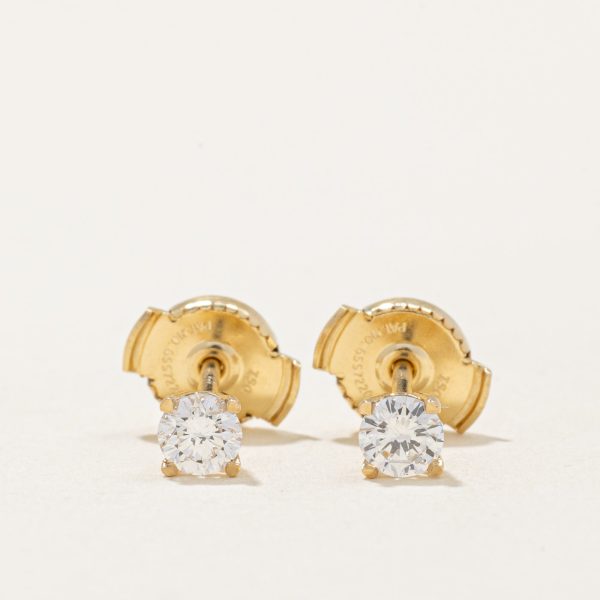 100 Ways  Diamond Stud Earrings With Eagle Claws and Guardian Backs| 0.28ctw | Online Hot Sale