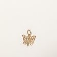 10k Yellow Gold Butterfly Charm on Sale