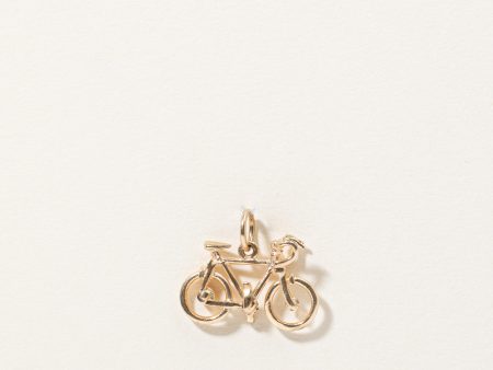 10k Yellow Gold Bicycle Charm Online Sale