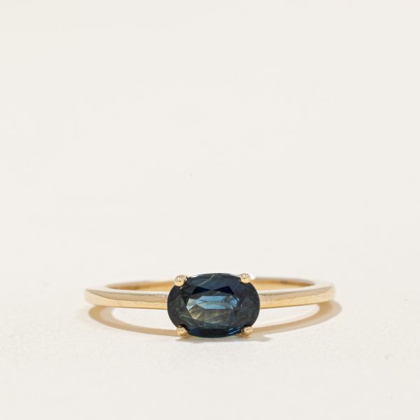 100 Ways  Teal Sapphire Ring | 1.06ct | SZ 6.75 | Discount