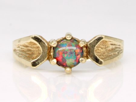 10k Yellow Gold Opal Ring | 1.36ct | SZ 6.5 | Supply