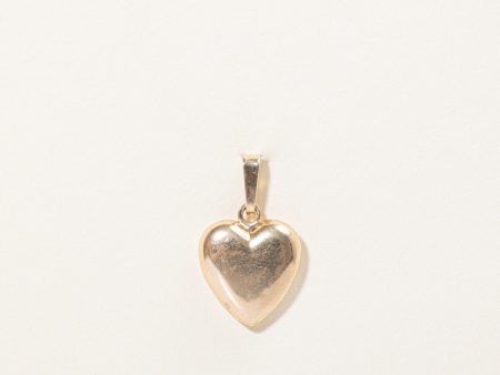 10k Yellow Gold Heart Pendant Cheap