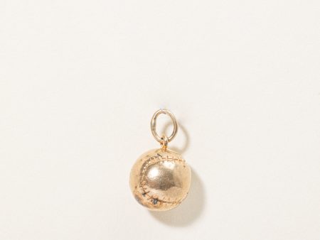 10k Yellow Gold Baseball Charm Online