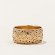 10k Yellow Gold Floral Design Ring | SZ 7 | For Sale