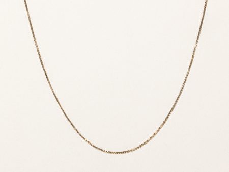 10k Yellow Gold Box Link Chain | 20  | Discount