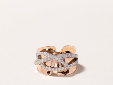 14k Rose Gold Diamond Ring | 0.59ctw | SZ 6 For Discount