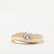 100 Ways  GIA Certified Bezel Set Diamond Engagement Ring | 0.39ct | SZ 6.75 | on Sale