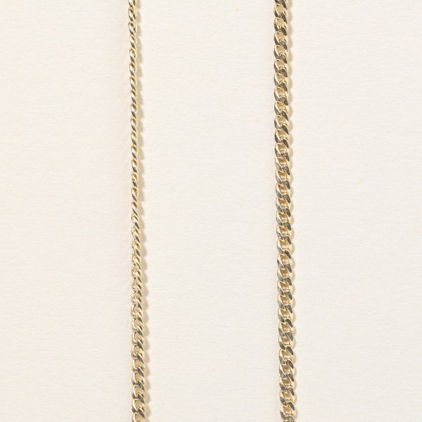 10k Yellow Gold Curb Link Chain | 24  | For Discount