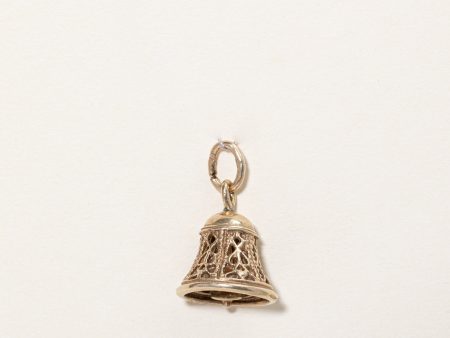 10k Yellow Gold Bell Charm Sale