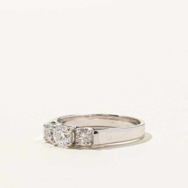 Three Stone Diamond Ring | 1.02ctw | SZ 9.75 | Supply