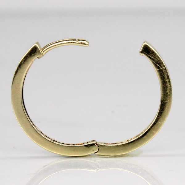 10k Yellow Gold Diamond Hoop Earrings | 0.22ctw | Online now