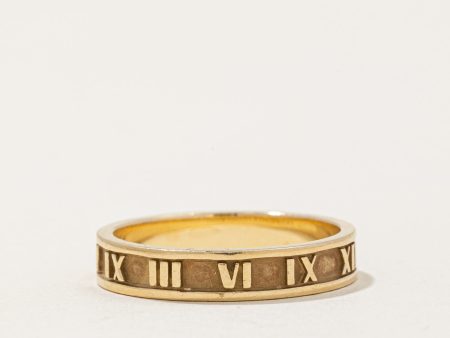 Tiffany & Co  18k Yellow Gold Atlas Ring | SZ 9 | Discount