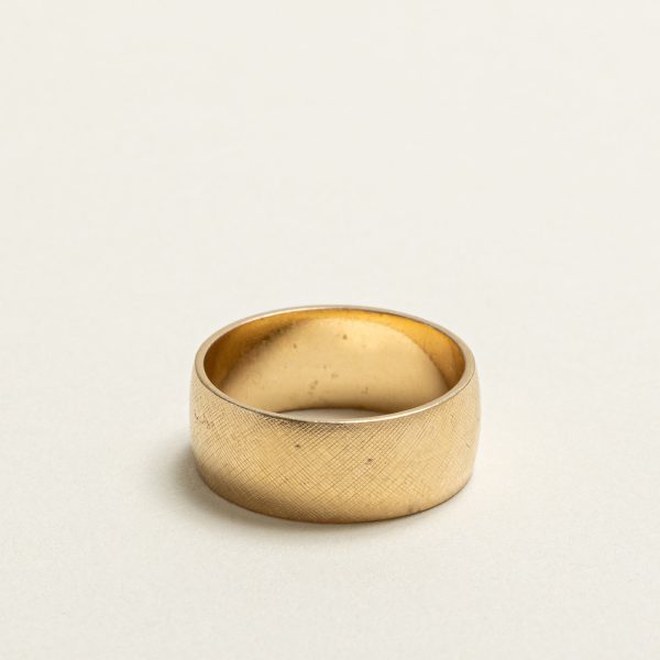 Yellow Gold Band | SZ 7.5 | For Sale