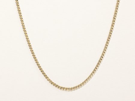 10k Yellow Gold Curb Link Chain | 24  | For Discount