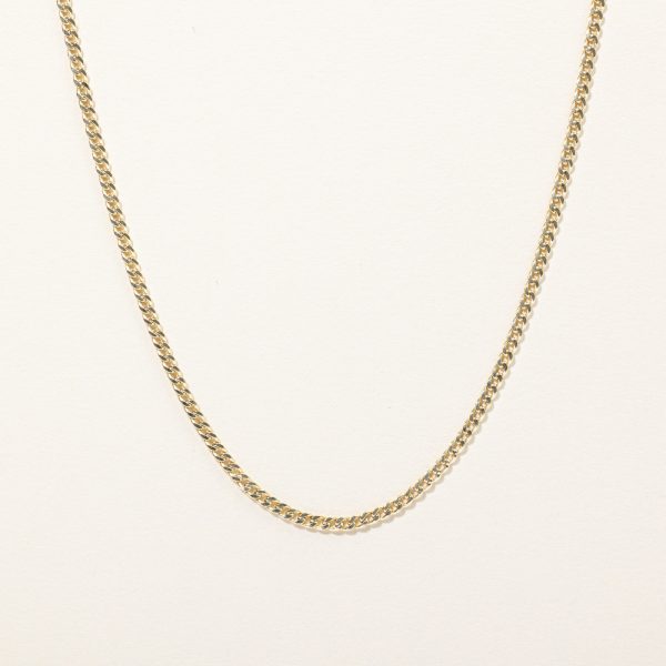 10k Yellow Gold Curb Link Chain | 24  | For Discount