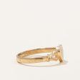 10k Yellow Gold Heart Ring | SZ 2.5 | Online