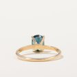 100 Ways  14k Gold Teal Sapphire Ring | 1.60 | SZ 6.75 For Discount