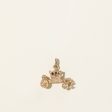 10k Yellow Gold Horse Carriage Charm Discount