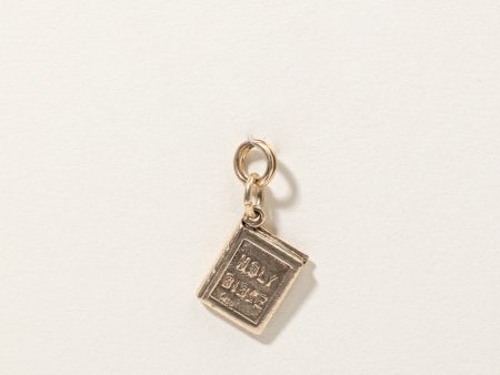 10k Yellow Gold Holy Bible Charm Sale