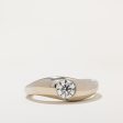 100 Ways  GIA Certified Bezel Set Diamond Engagement Ring | SZ 6.5 | Options Available For Cheap