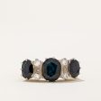 1977 London Sapphire & Diamond Cocktail Ring | 3.80ctw, 0.25ctw | SZ 6.5 | For Sale