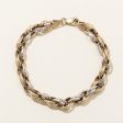 10k Two Tone Gold Bracelet | 7.5  | For Cheap