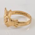 1985 Dublin 9k Yellow Gold Claddagh Ring | SZ 7.75 | Online now