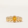 Yellow Sapphire Cocktail Ring | 0.88ct | SZ 7 | Hot on Sale